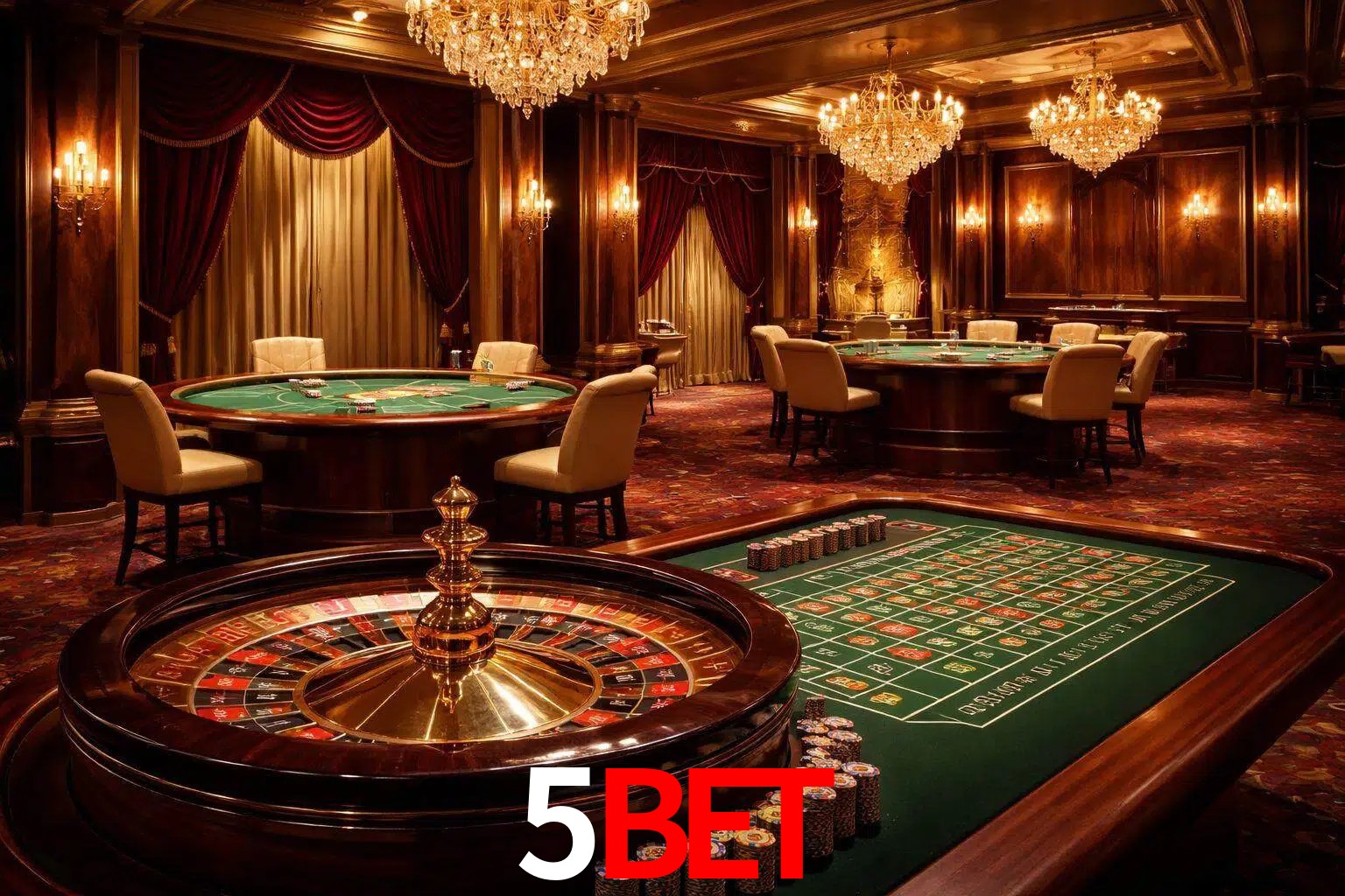 Una escena premium de mesa de casino en vivo con cartas, elementos de ruleta y un ambiente pulido de estudio de transmisión.